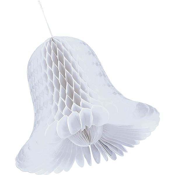 15" Honeycomb Bell (White)