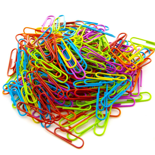 200pcs Coloured Paper Clips