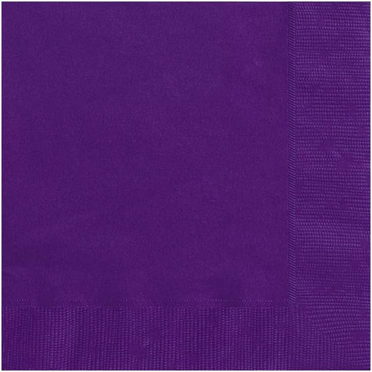 20pcs Luncheon Napkins (Deep Purple)