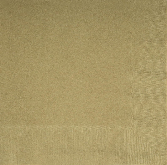 20pcs Luncheon Napkins (Gold)