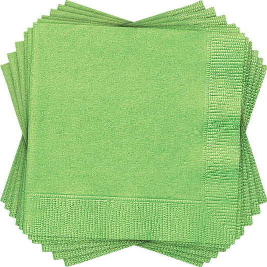 20pcs Beverage Napkins (Lime Green)