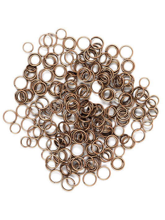 240pcs Copper Split Rings