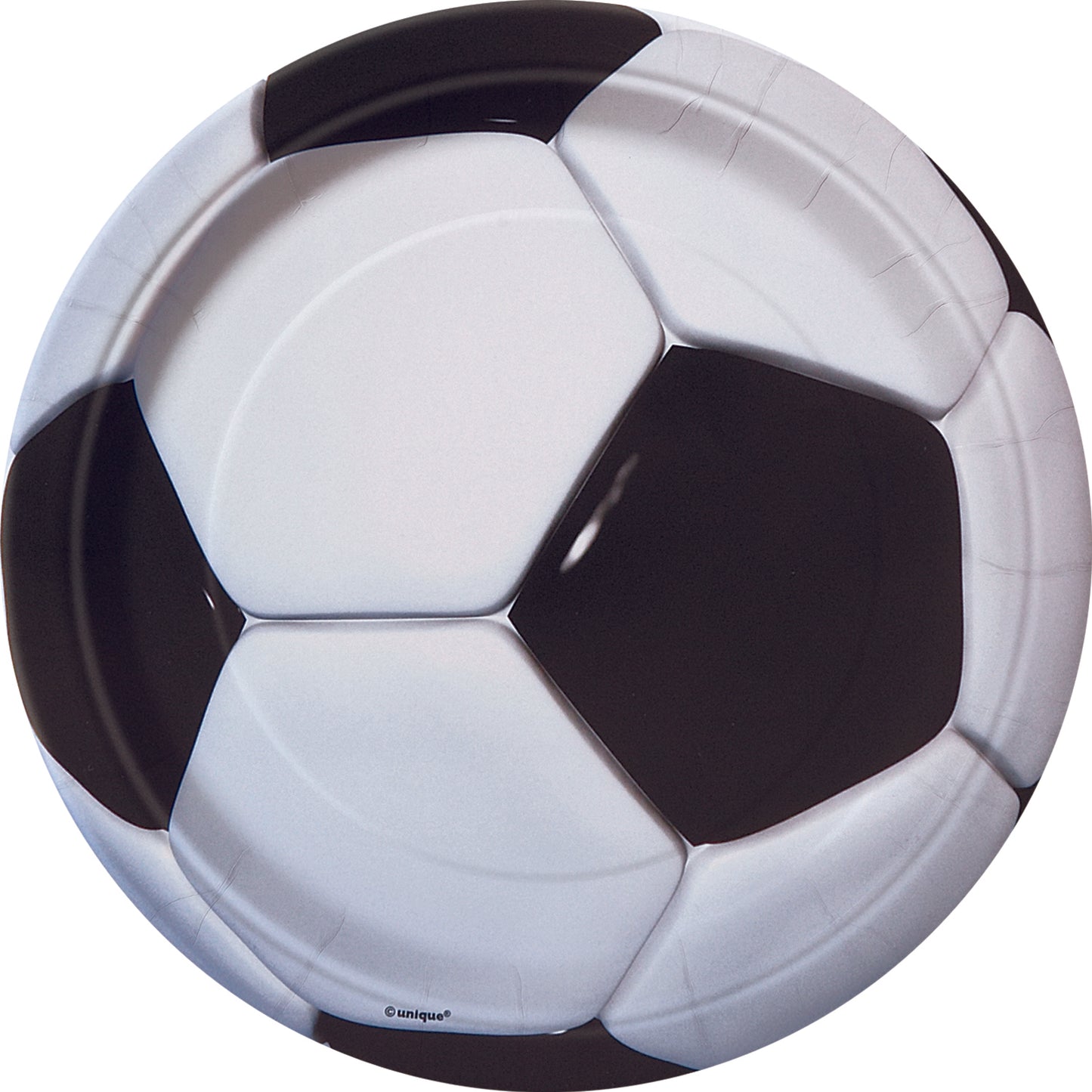 8pcs 3D Soccer 9" Plates