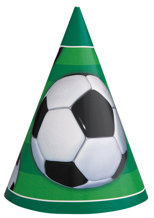8pcs 3D Soccer Hats