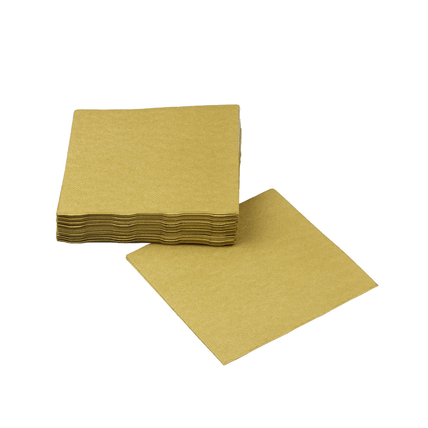 20pcs Beverage Napkins (Gold)