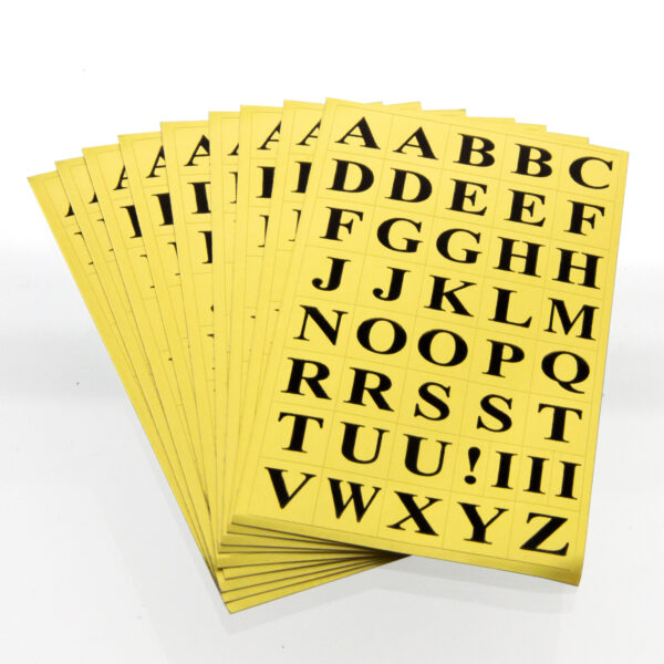 378pcs Alphabet Labels