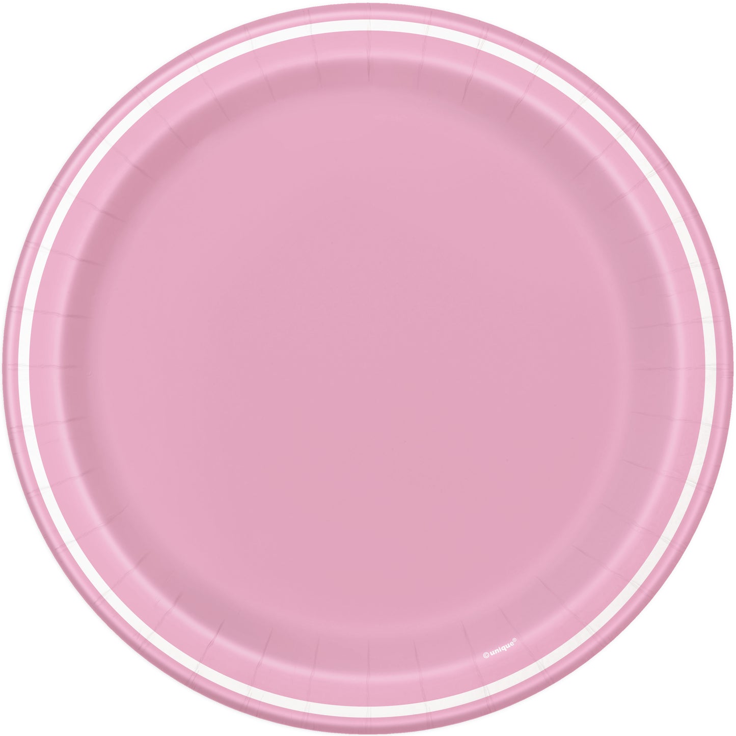 8pcs Lovely Pink Striped 9" Plates