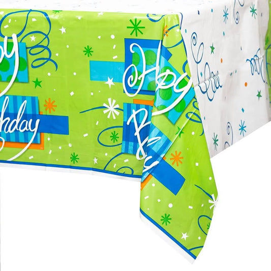 1pc Bright Birthday Tablecover