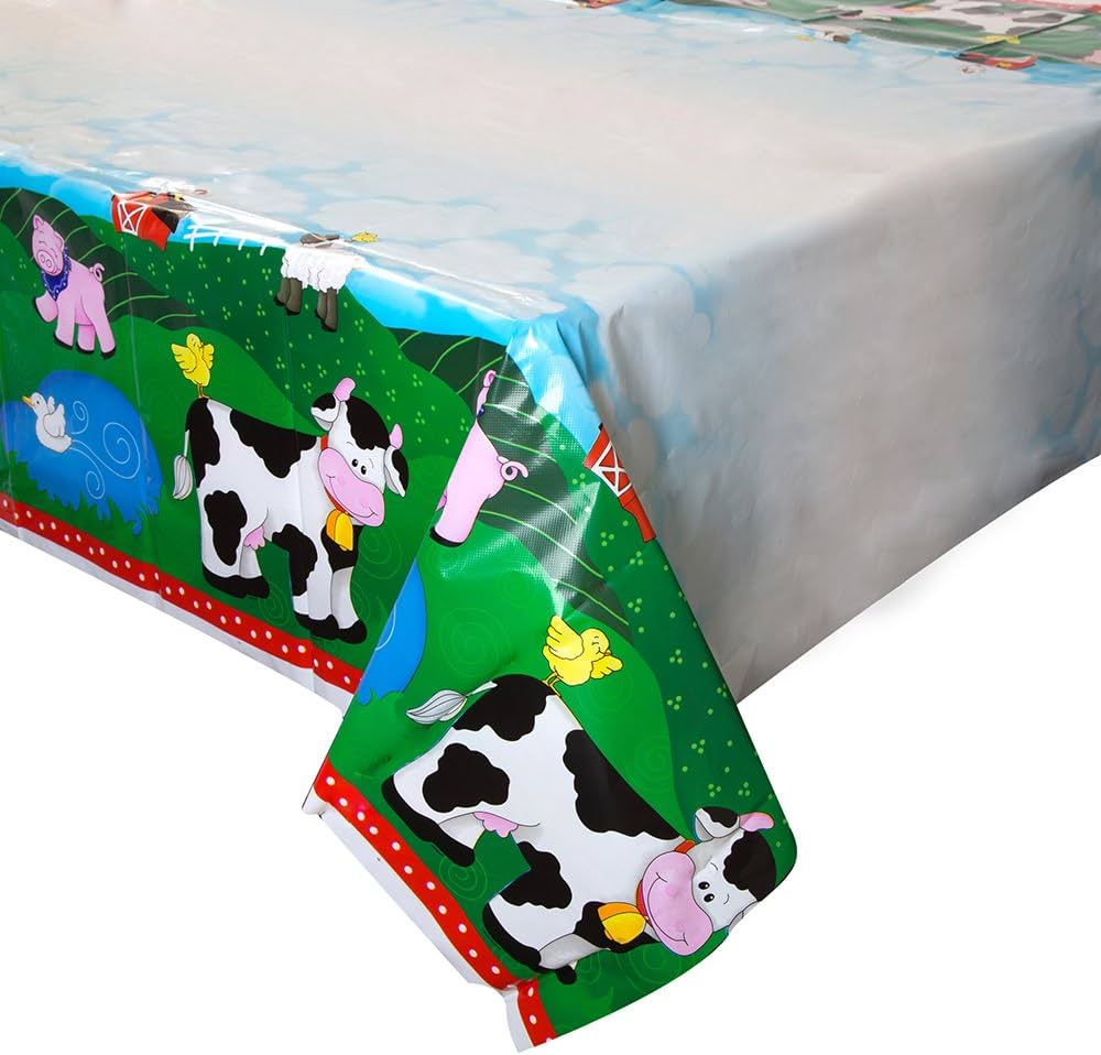 1pc Farm Friends Tablecover