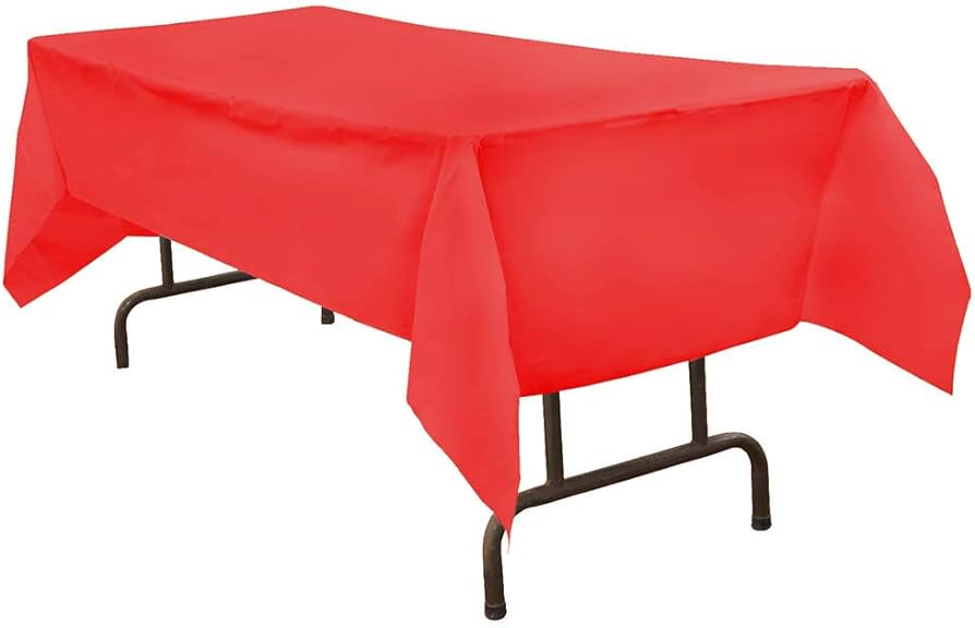 54"x108" Rectangular Plastic Tablecover (Mint)