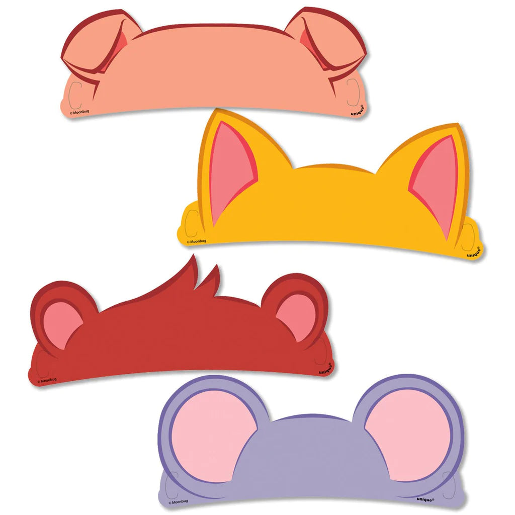 4pcs Cocomelon Headbands