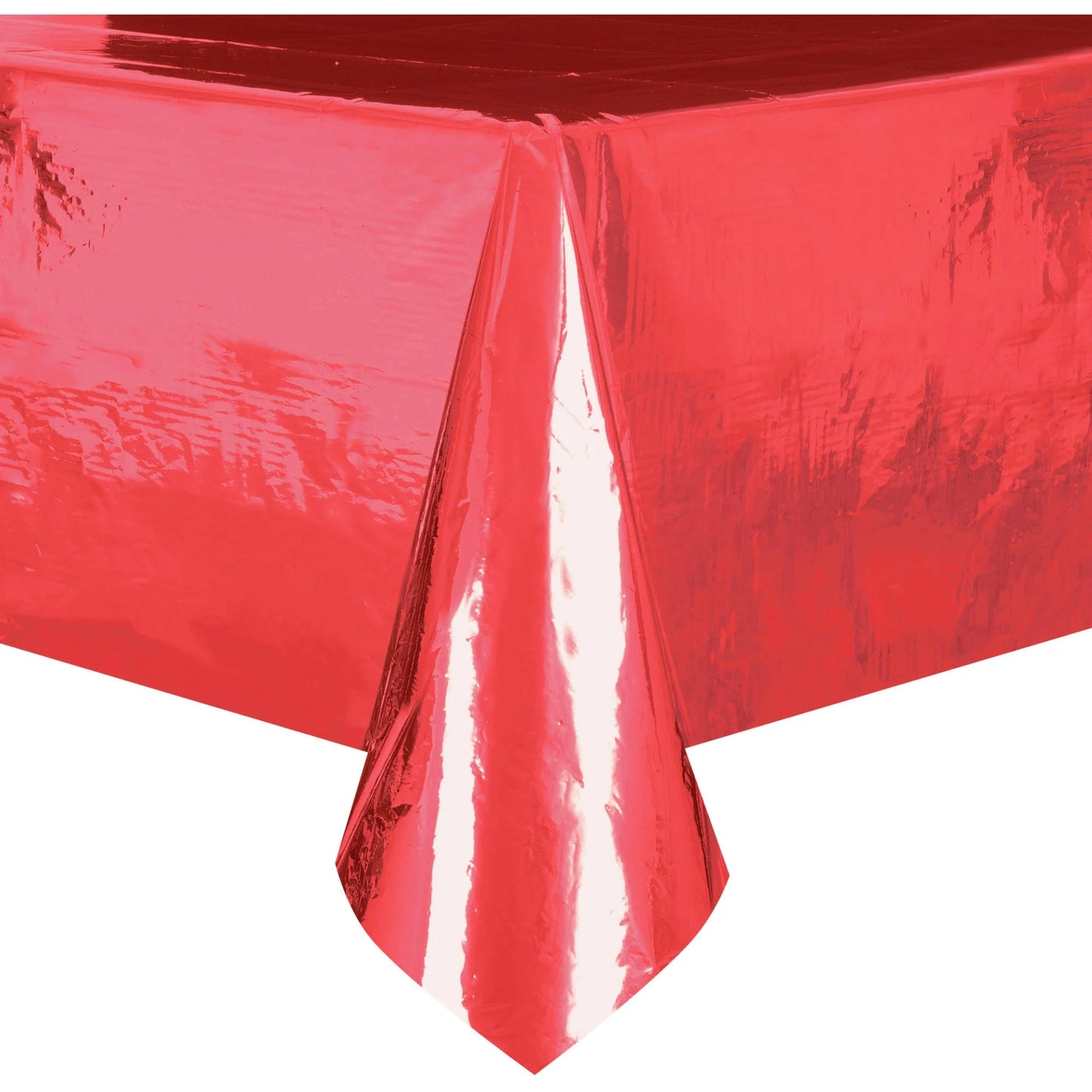 54"x108" Rectangular Tablecover (Shiny Red)