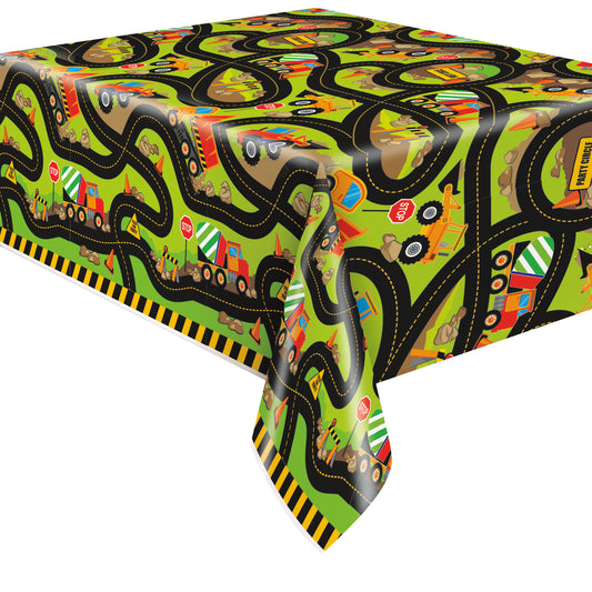 1pc Construction Party Tablecover