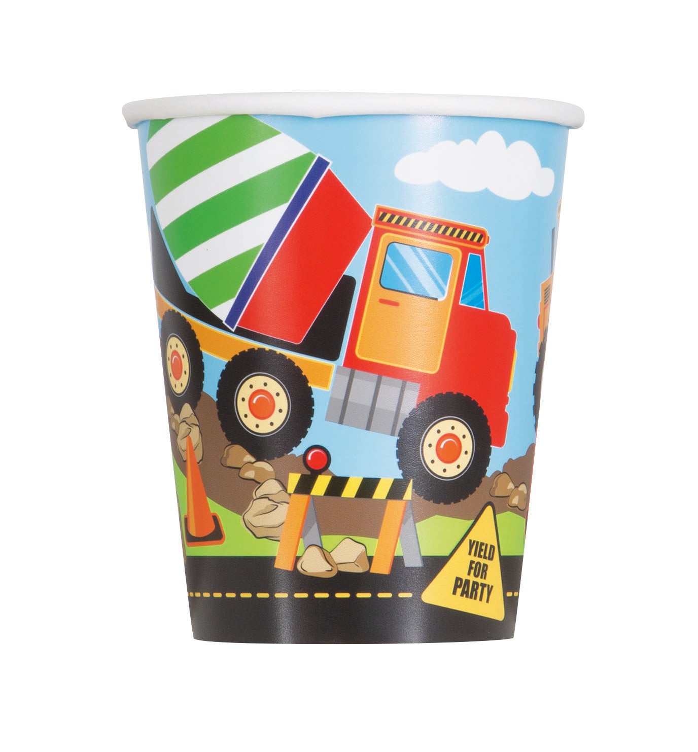 8pcs Construction Party 9oz Cups