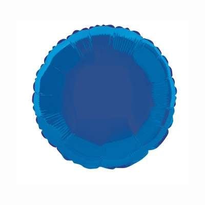 18" Royal Blue Round Shaped Balloon (Helium)