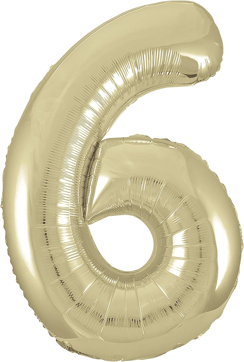 34" #6 White Gold Balloon (Helium)