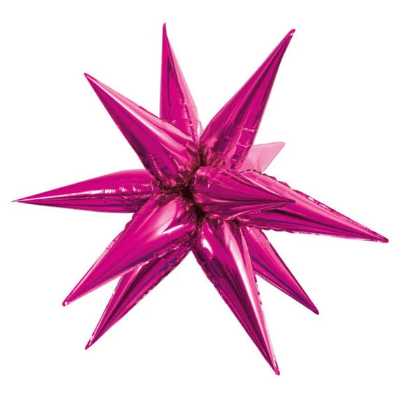 27.5" Hot Pink Star Burst Balloon