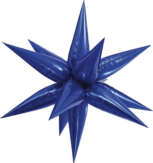 27.5" Royal Blue Star Burst Balloon