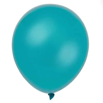 10pcs 12" Teal Helium Balloons