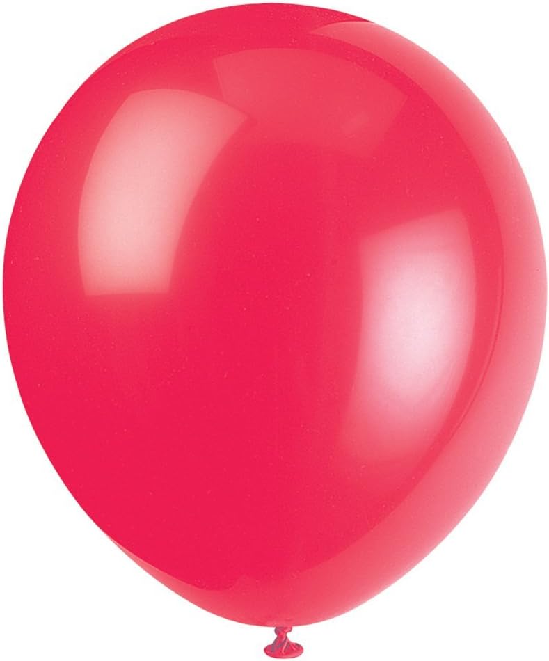 10pcs 12" Ruby Red Helium Balloons