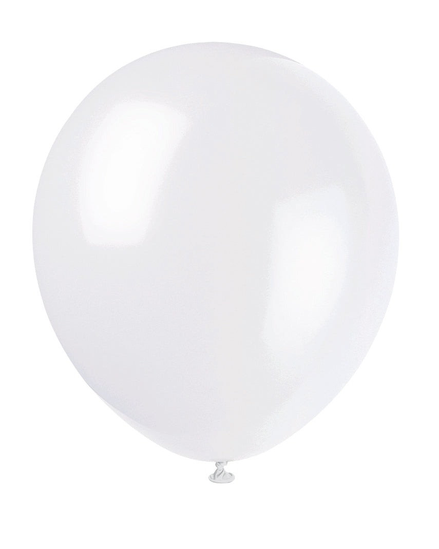 20pcs 9" Helium Balloons (Snow White)