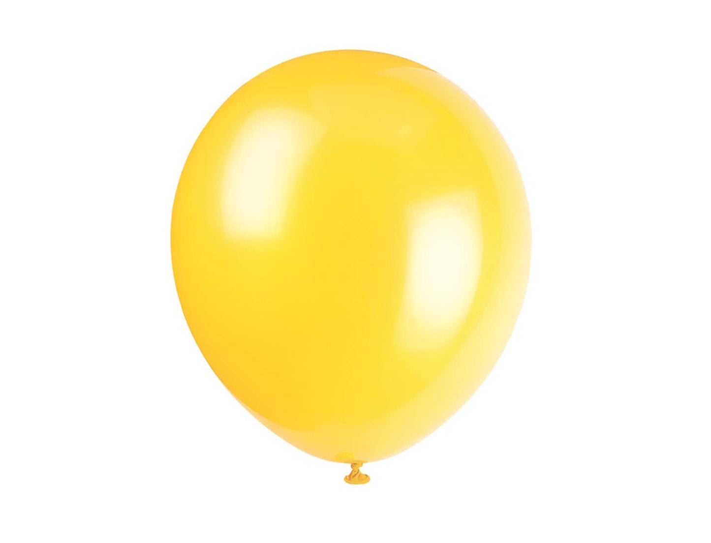 5pcs 12" Yellow Balloons