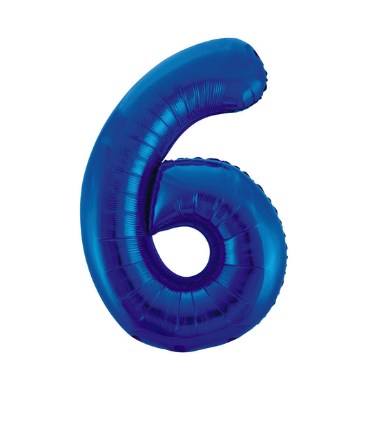 34" #6 Royal Blue Balloon (Helium)