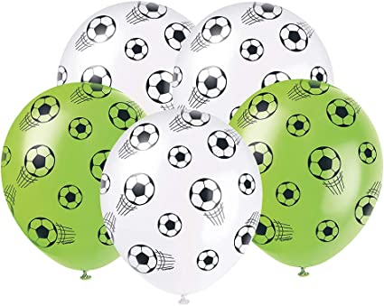 5pcs 12" Soccer Balloons