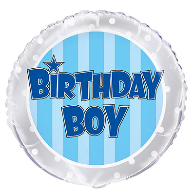 Birthday Boy Foil Balloon