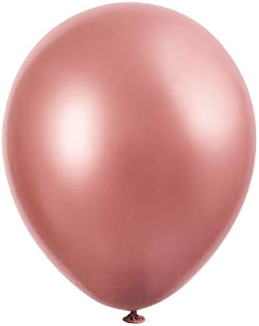 6pcs 11" Platinum Rose Gold Balloons