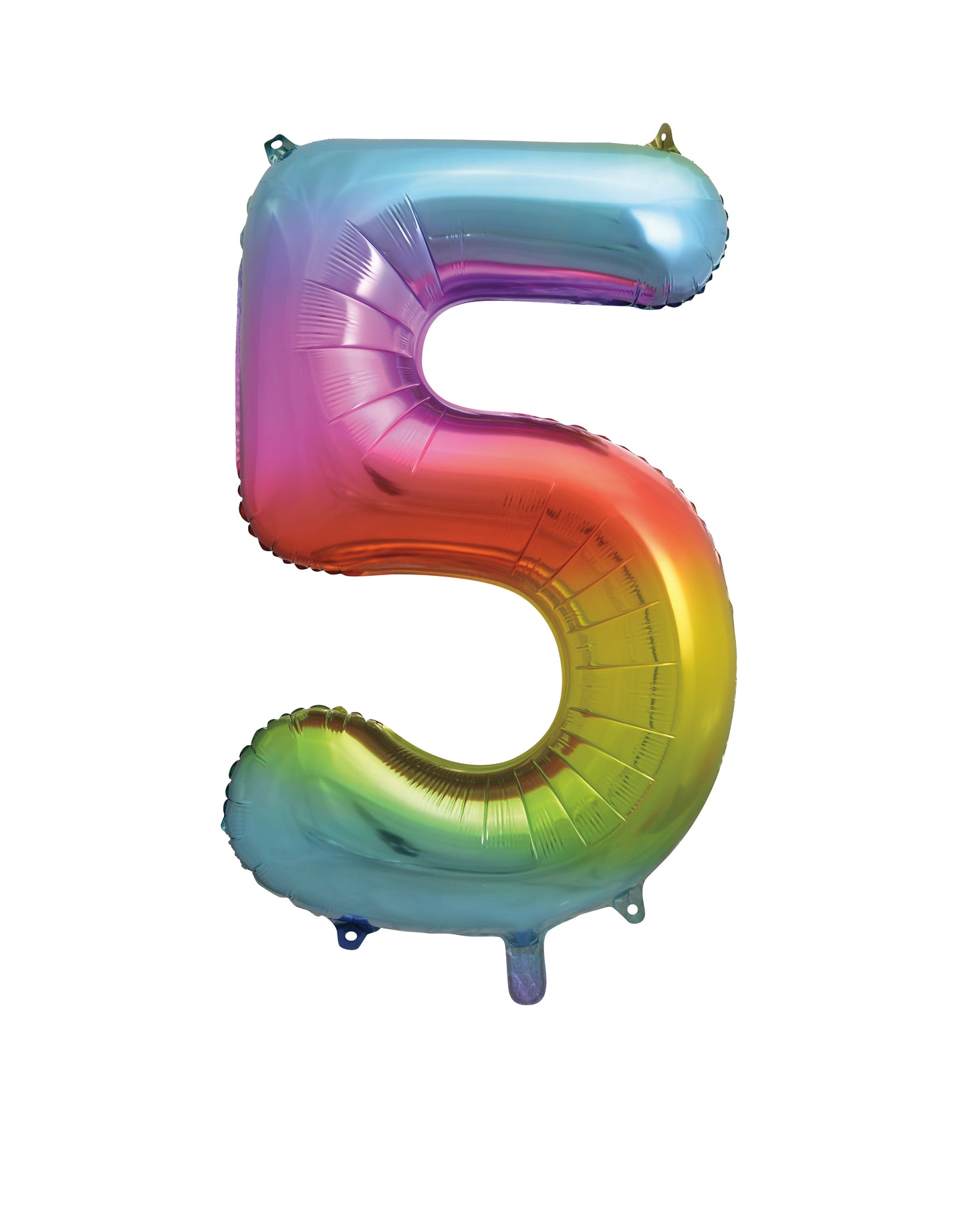 34" #5 Rainbow Balloon (Helium)