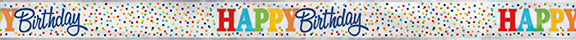 12ft Happy Birthday Banner