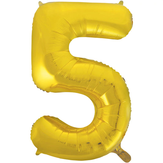 34" #5 Balloon (Gold)