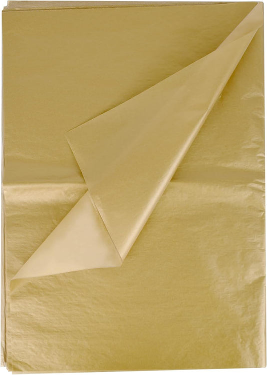 1pc Gold Metallic Tissue Paper