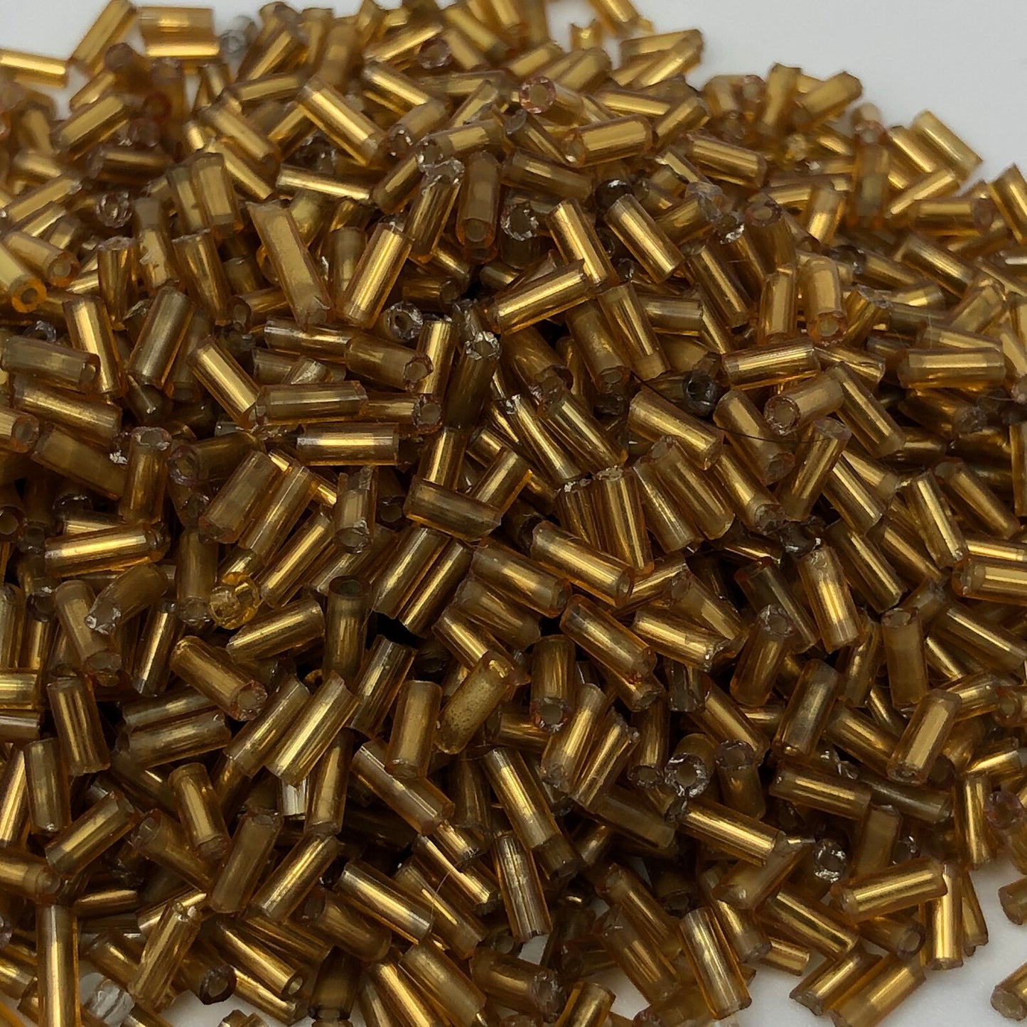 60grams Brown Bugle Beads