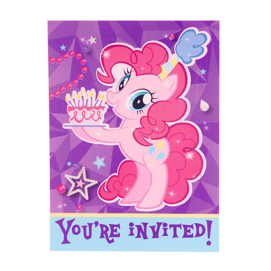 8pcs My Little Pony Invitations