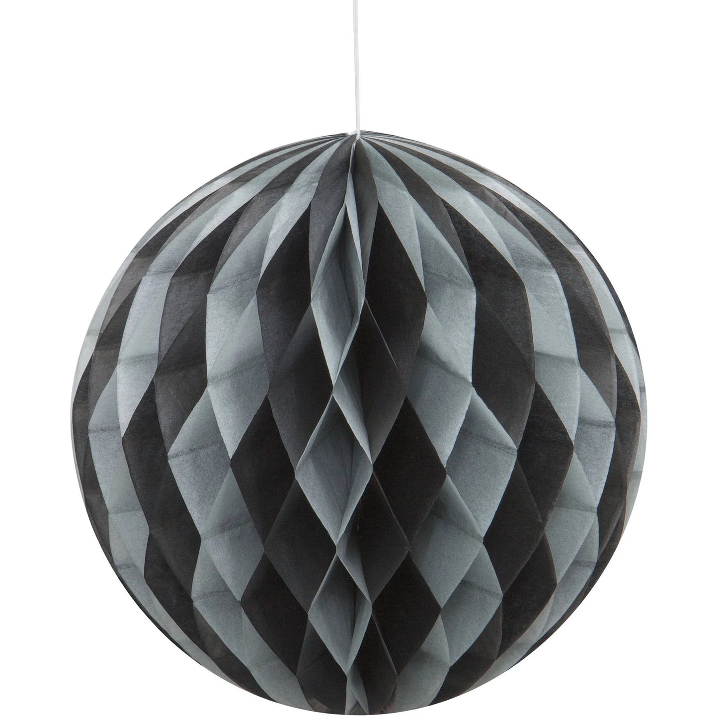 1pc 8" Honeycomb Ball (Black & Silver)