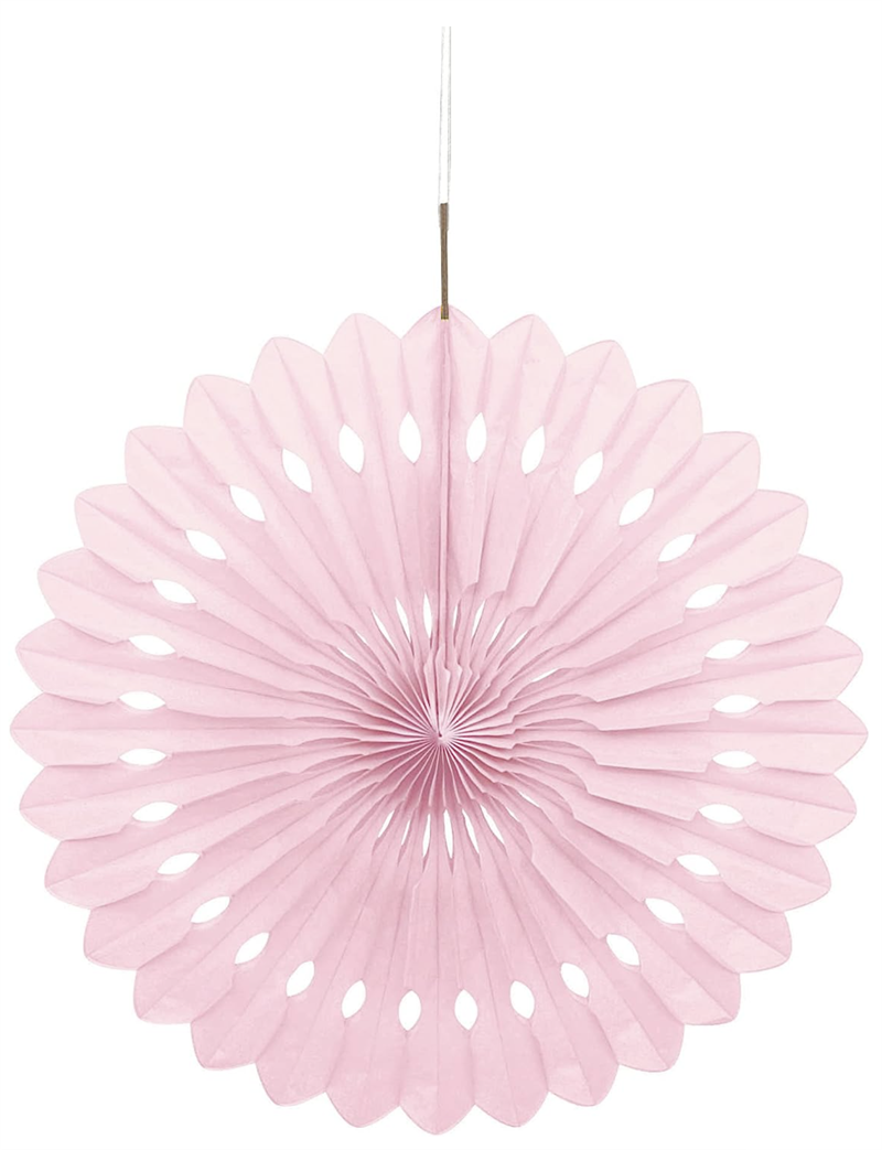 1pc 16" Decorative Fan (Light Pink)