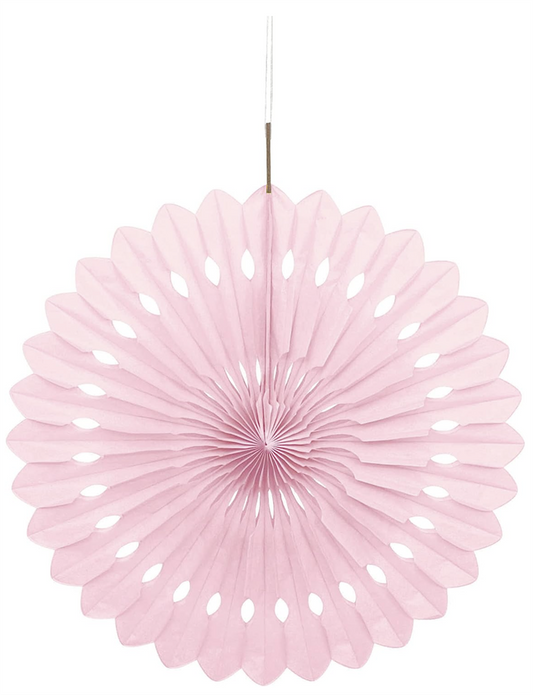 1pc 16" Decorative Fan (Light Pink)