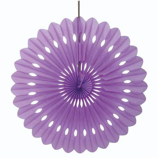 1pc 16" Decorative Fan (Purple)