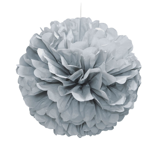 1pc 16" Puff Ball (Silver)