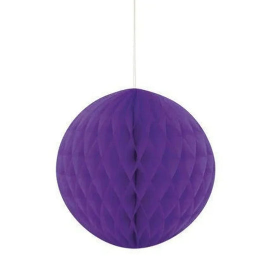 1pc 8" Honeycomb Ball (Purple)