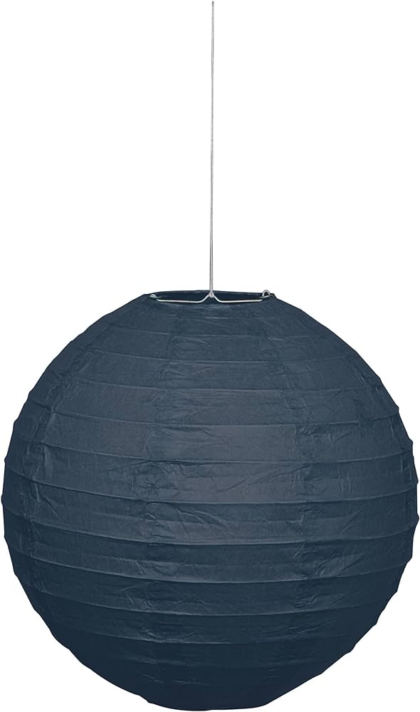 1pc 10" Paper Lantern (Black)