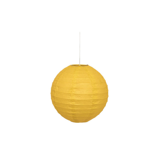 1pc 10" Paper Lantern (Yellow)