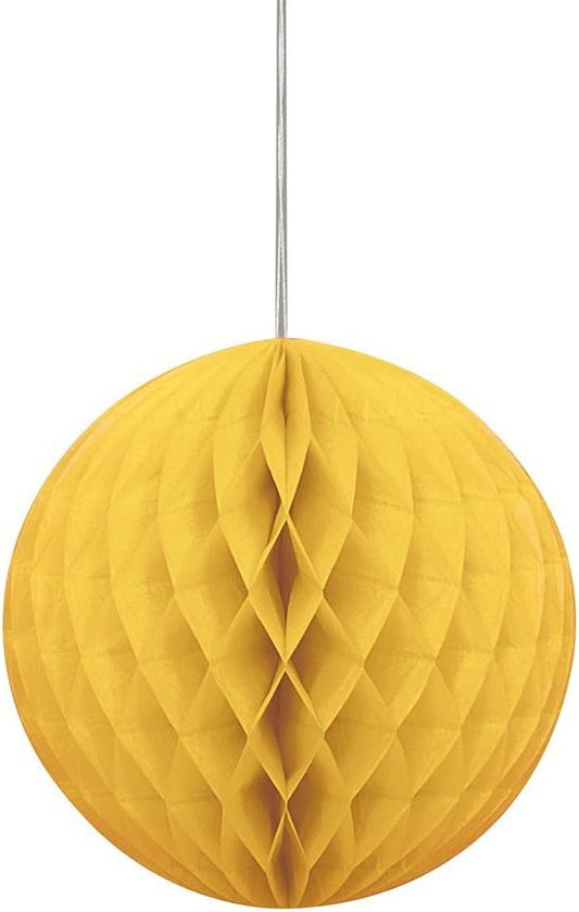 1pc 8" Honeycomb Ball (Yellow)