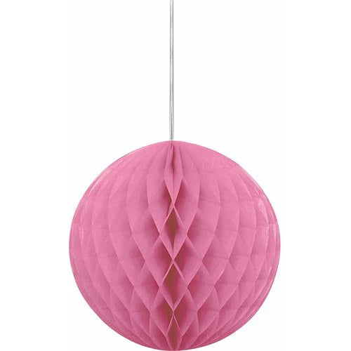 1pc 8" Honeycomb Ball (Pink)