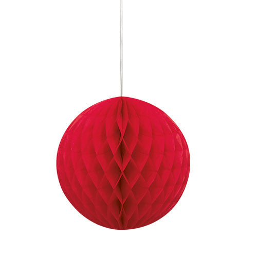 1pc 8" Honeycomb Ball (Red)