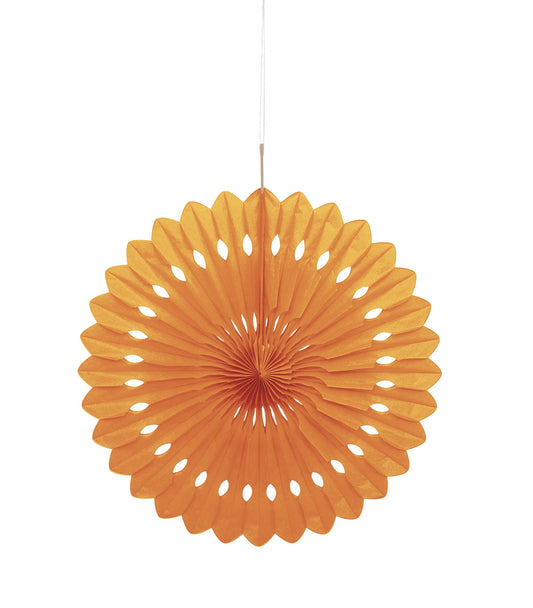 1pc 16" Decorative Fan (Orange)