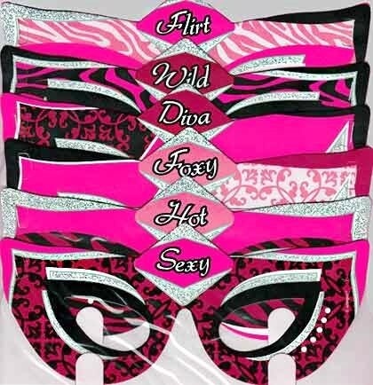 6pcs Assorted Bachelorette Party Masks