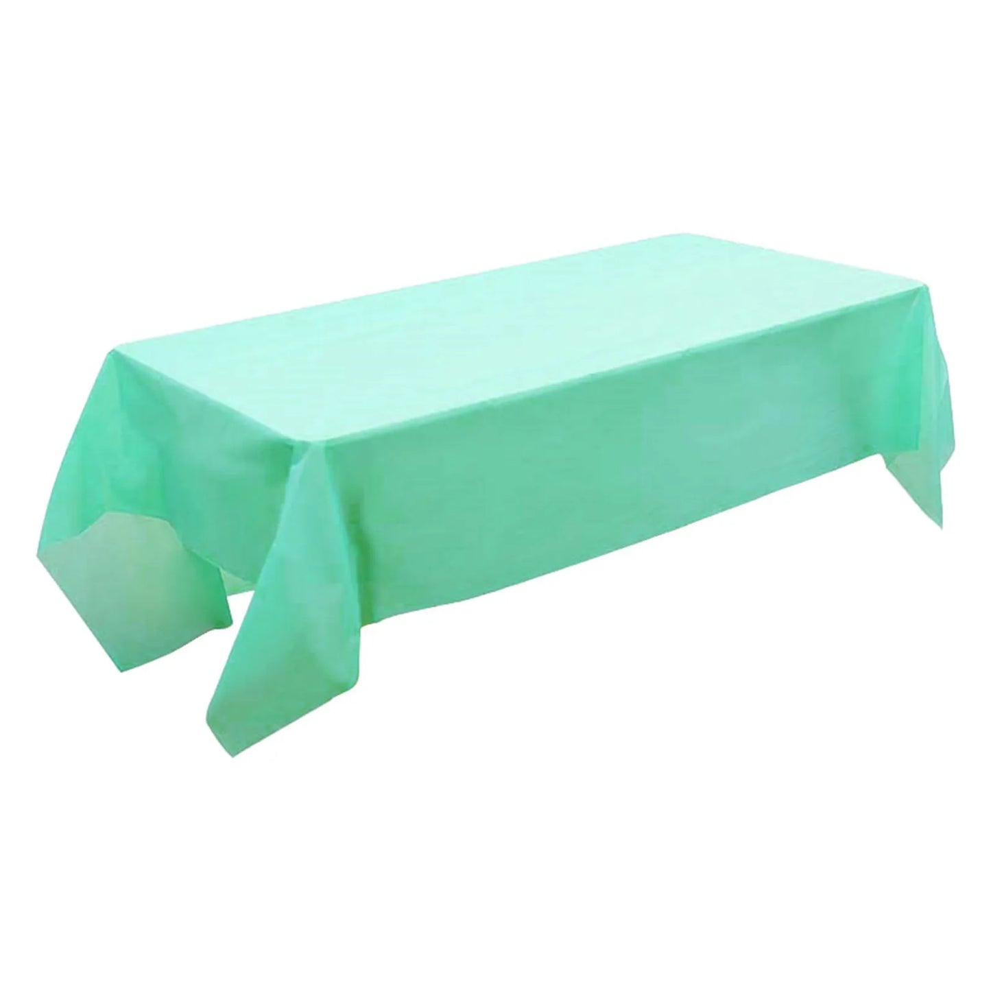 54"x108" Rectangular Plastic Tablecover (Mint)